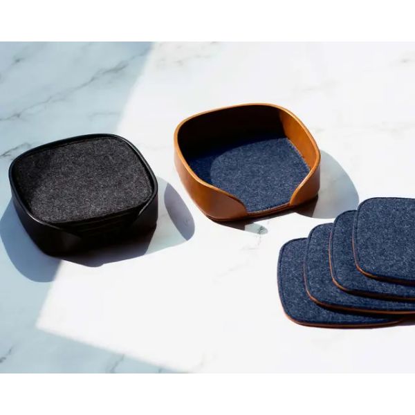 Squircle Felt Coaster Set